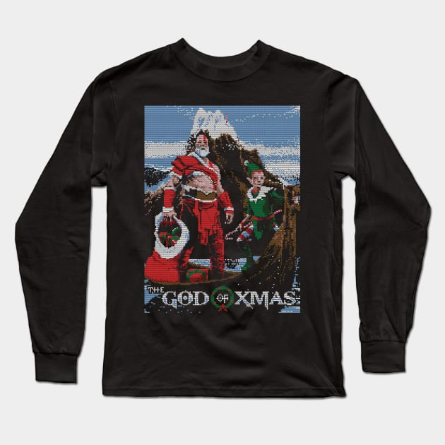 God of Xmas Long Sleeve T-Shirt by CoDDesigns